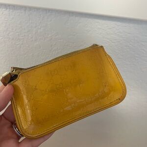 Gucci Patent Leather Pouch card case